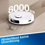 ECOVACS DEEBOT N20 Plus Saugroboter mit Wischfunktion, 8.000 Pa, PureCyclone Station und bis zu 300 Min. Laufzeit - Image 3