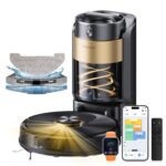 Proscenic Q20Plus Saugroboter mit Wischfunktion, 10.000 Pa, 200 Min. Laufzeit und beutelloser Entleerungsstation