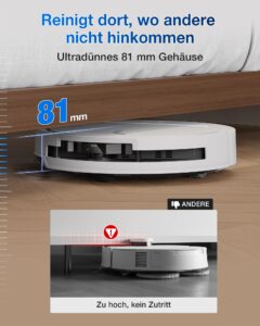 ECOVACS DEEBOT T50 Omni Saugroboter mit Wischfunktion, 15.000 Pa, ZeroTangle 2.0 und All-in-One Station - Image 2