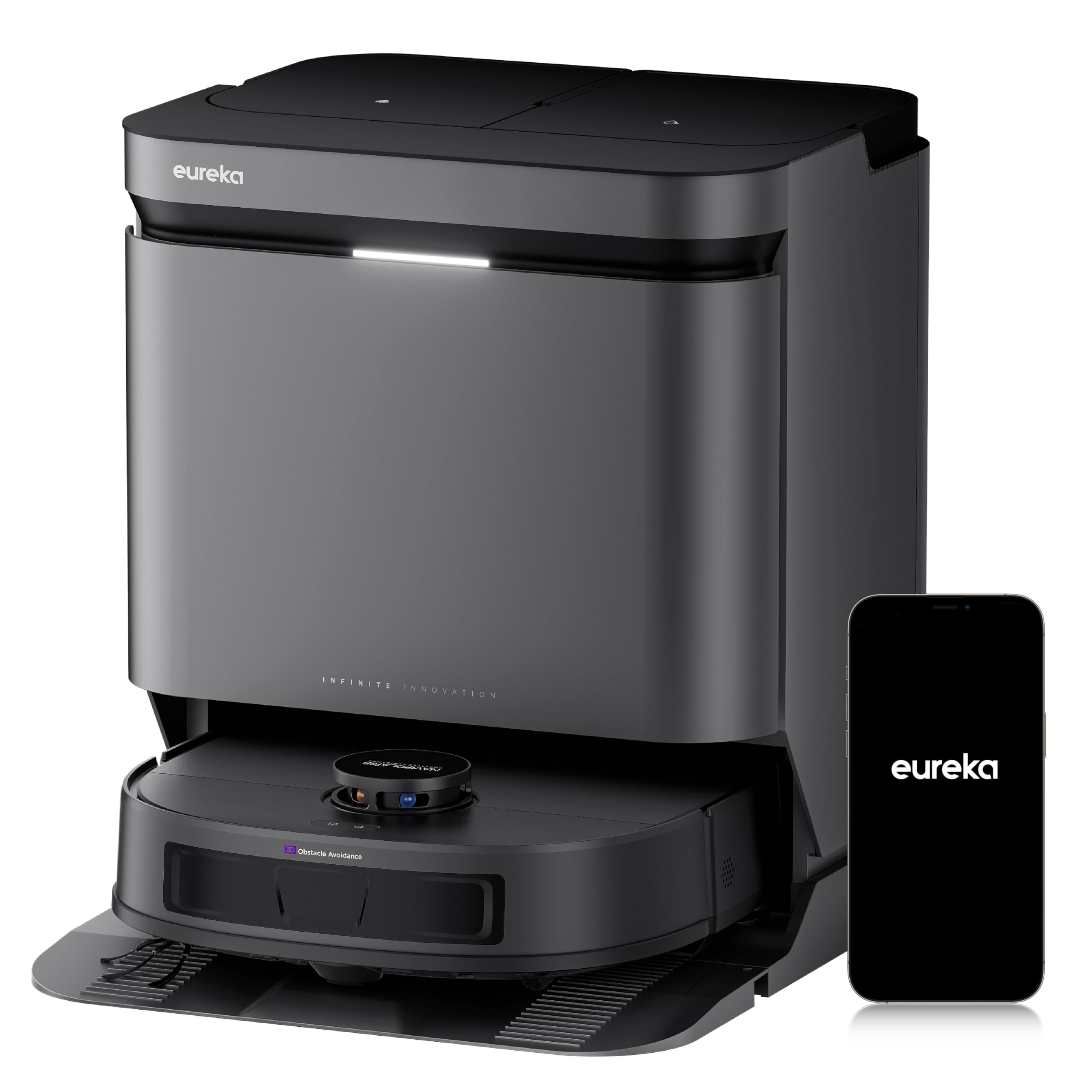 71iy0WQEFyL EUREKA J15 Evo Ultra Saugroboter mit Wischfunktion, 22.000 Pa, Selbstreinigung und automatischer Wischarm-Erweiterung – Bild 1