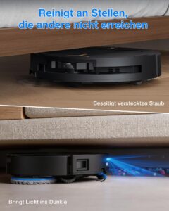 ECOVACS T50 PRO Omni Gen3 Saugroboter mit Wischfunktion, 25.000 Pa Saugkraft und 81 mm Bauhöhe - Image 4