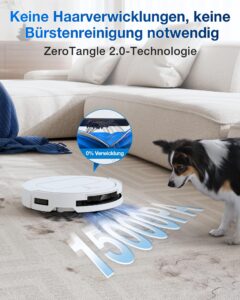 ECOVACS DEEBOT T50 Omni Saugroboter mit Wischfunktion, 15.000 Pa, ZeroTangle 2.0 und All-in-One Station - Image 5