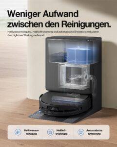 ECOVACS T90 PRO Omni Care Kit Saugroboter mit Wischfunktion und 30.000 Pa Saugkraft – Bild 7
