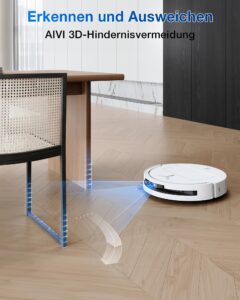 ECOVACS DEEBOT T50 Omni Saugroboter mit Wischfunktion, 15.000 Pa, ZeroTangle 2.0 und All-in-One Station - Image 4