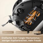 MOVA Z60 Ultra Roller SA Saugroboter mit 26.000 Pa Saugkraft, Weiß – Bild 10