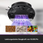 EUREKA E20 Evo Plus Saugroboter mit Wischfunktion, 10.000 Pa, Selbstentleerung und Anti-Wickel-System – Bild 2