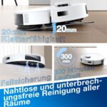 ECOVACS DEEBOT N20 Plus Saugroboter mit Wischfunktion, 8.000 Pa, PureCyclone Station und bis zu 300 Min. Laufzeit - Image 8